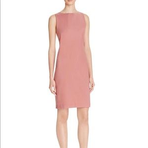 Theory Betty Dress in Pink Willow